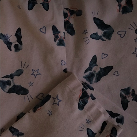 Cat and Jack leggings girls large 10/12 pink dogs - Picture 5 of 6